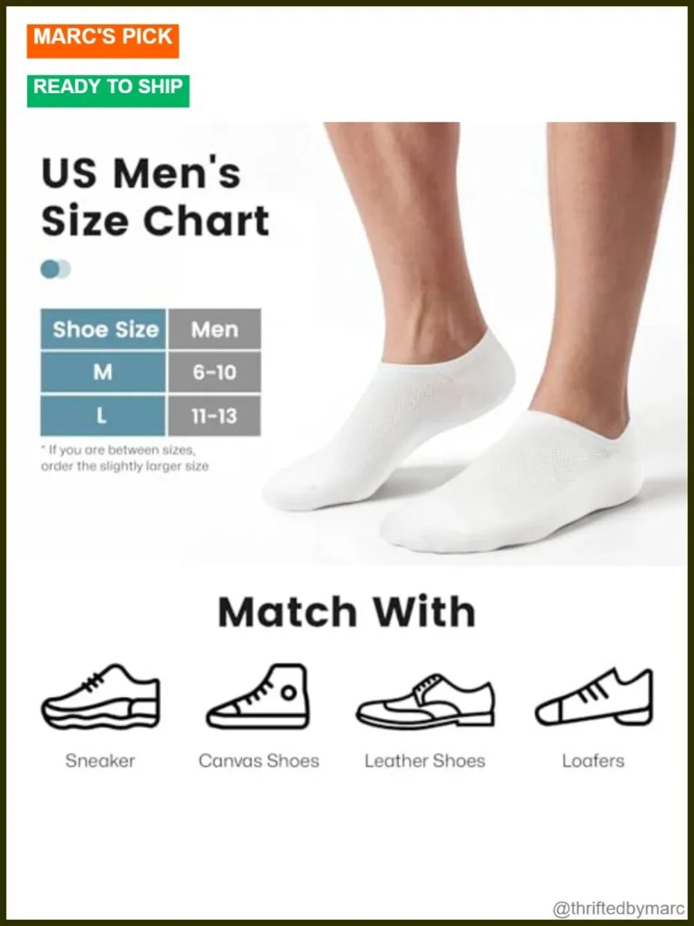 No Show Socks Men Low Cut Ankle Cotton with Non Slip Grips